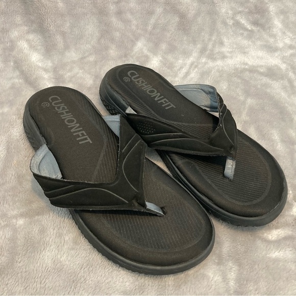 C9 by Champion Black Cushionfit Thong Sandal Flip Flops Size XL 13 - Picture 1 of 11